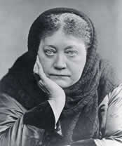 portret van H.P.Blavatsky, 1889