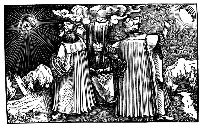 astronomen filosofen door Hans Holbein, 1537